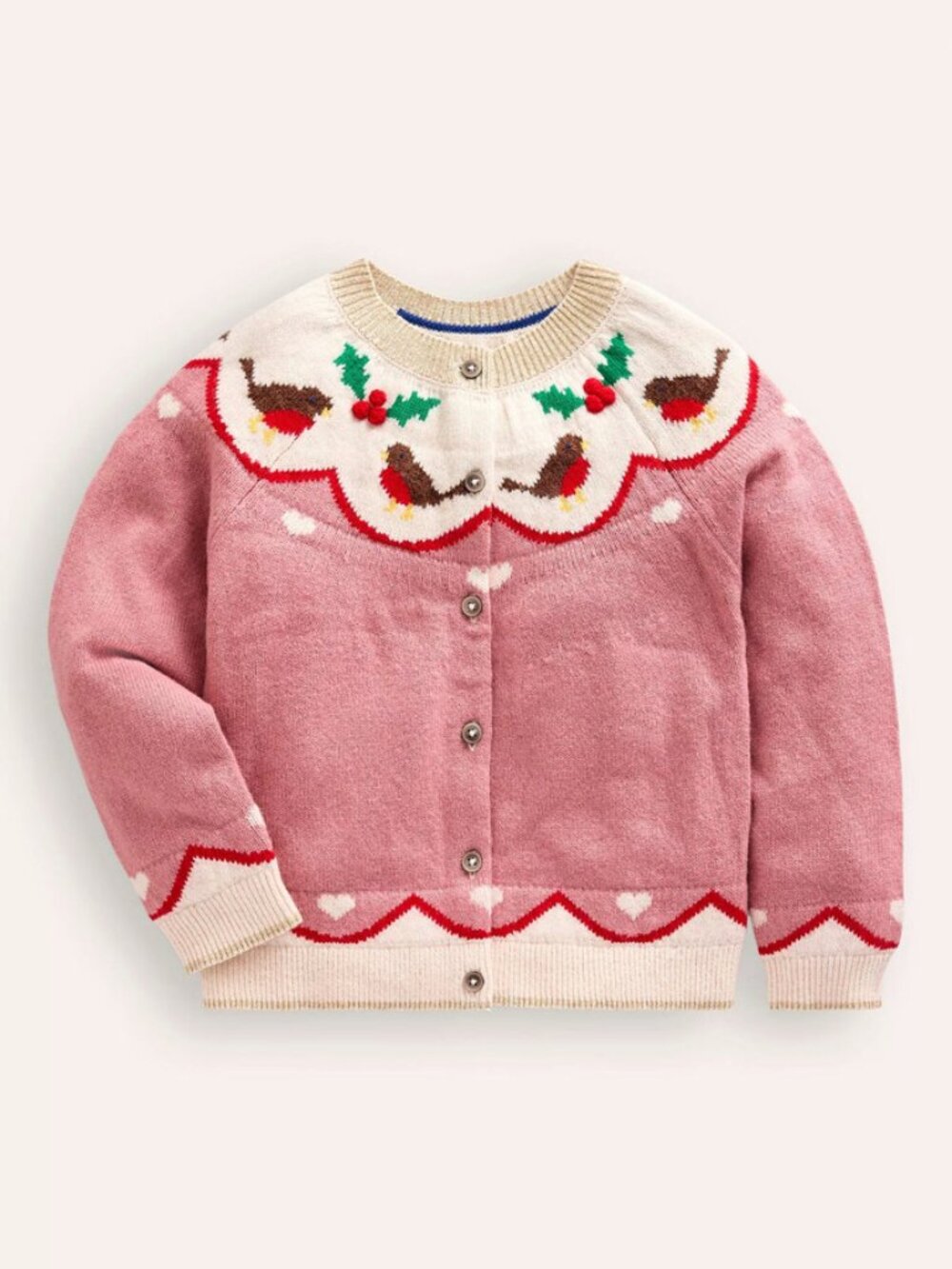 NWOT Mini Boden Edie Fair Isle Cardigan